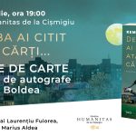 Remus Boldea lansează la București un nou volum de proză scurtă: „Degeaba ai citit atâtea cărți”