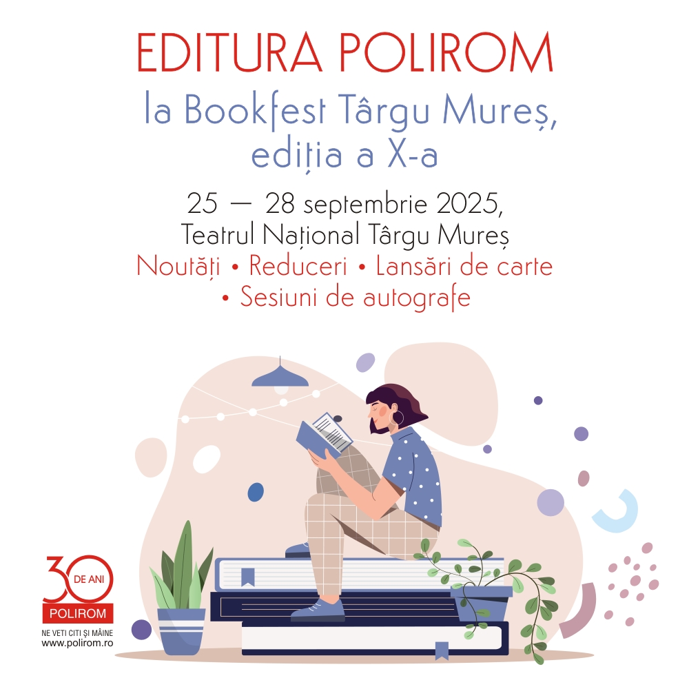 Editura Polirom la Bookfest Târgu Mureș, ediția 2025