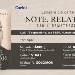 Ce nu s-a putut spune atunci, se citește acum: Camil Demetrescu – „Note, relatări”