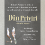 Mihaela Nicola revine cu un volum de eseuri fotografice: „Din Priviri”
