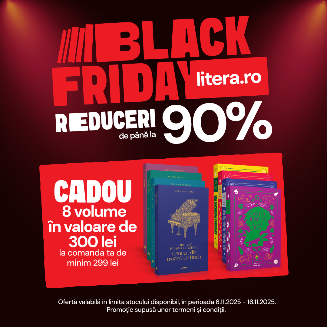 Dăm startul Black Friday 2025 pe litera.ro: cadouri-surpriză și reduceri de până la 90% 
