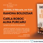 Eveniment Humanitas, Ramona Boldizsar, „Fete bune. Fete cuminți”, 21 februarie