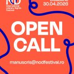COMUNICAT OPEN CALL: NOD International Literary Rights Festival, organizat de Reading is Cool și MATCA, lansează apelul de manuscrise pentru ediția 2026