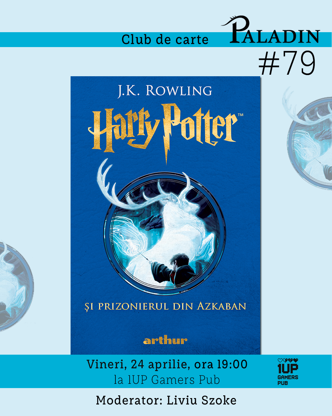 Club de carte Paladin #79: J.K. Rowling – Harry Potter și prizonierul din Azkaban
