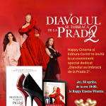 O poveste, două experiențe: Happy Cinema și Editura Corint te invită la un eveniment special dedicat „Diavolul se îmbracă de la Prada 2”