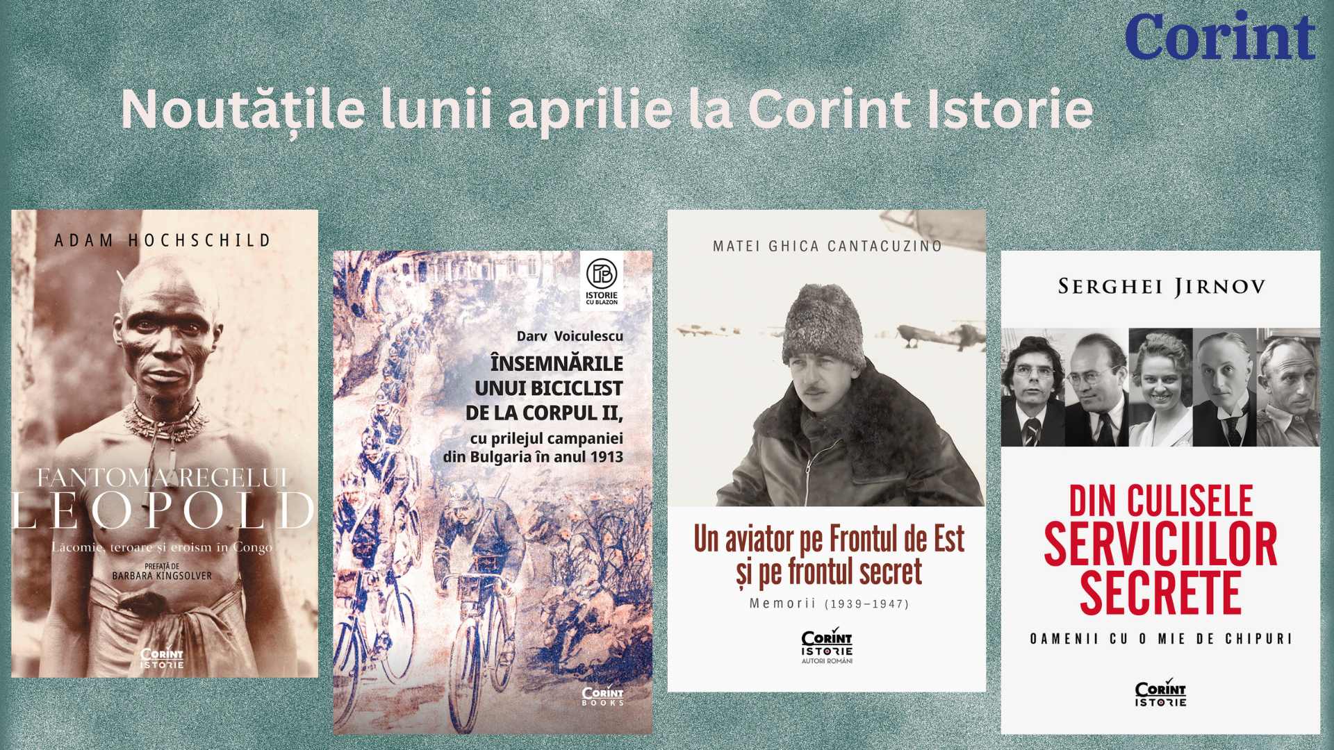 Noutățile lunii aprilie Corint Istorie