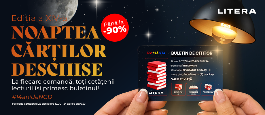 A început Noaptea Cărților Deschise 2026: la a 14-a ediție, toți cetățenii lecturii își primesc buletinul de cititor! (ediție online)
