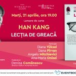 Lansare de carte: „Lecția de greacă“ de Han Kang