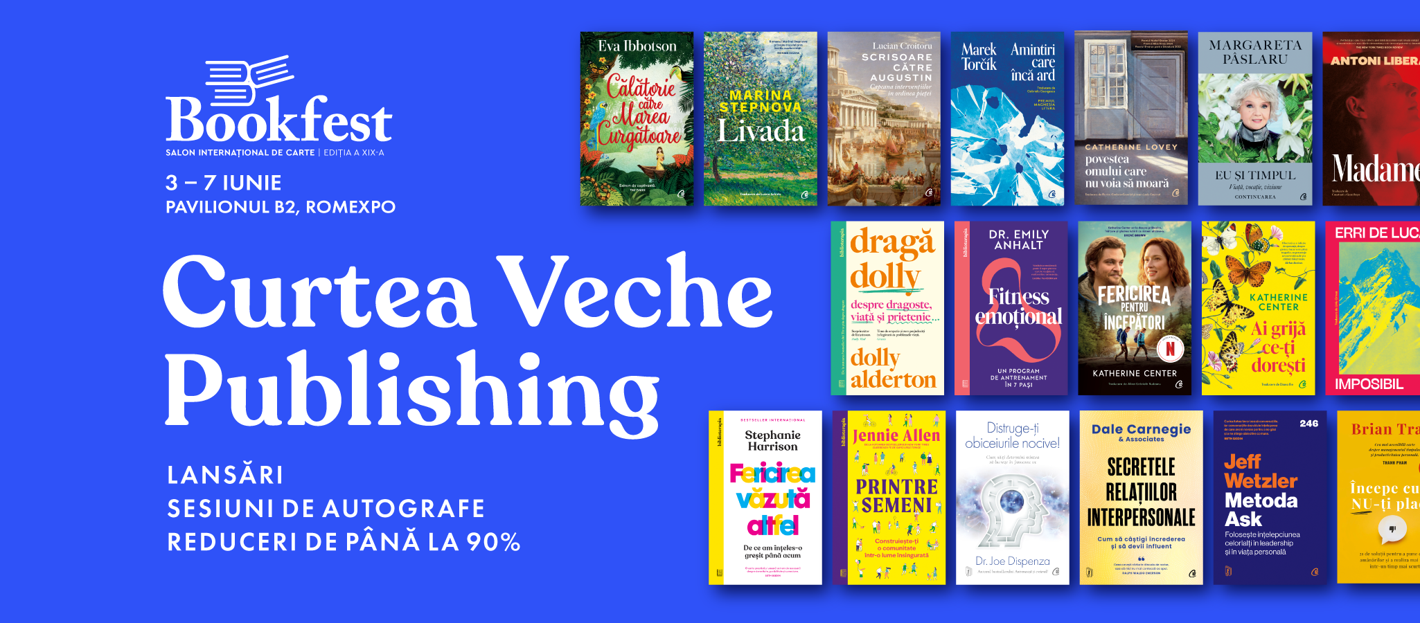 Curtea Veche Publishing la Bookfest – Salonul Internațional de Carte (3-7 iunie 2026)