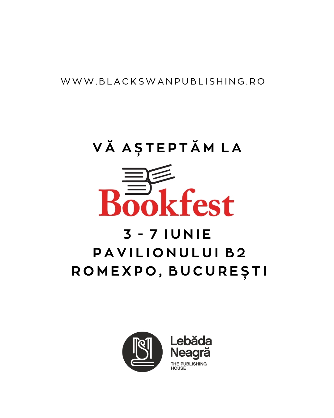 Editura Lebăda Neagră la Bookfest 2026