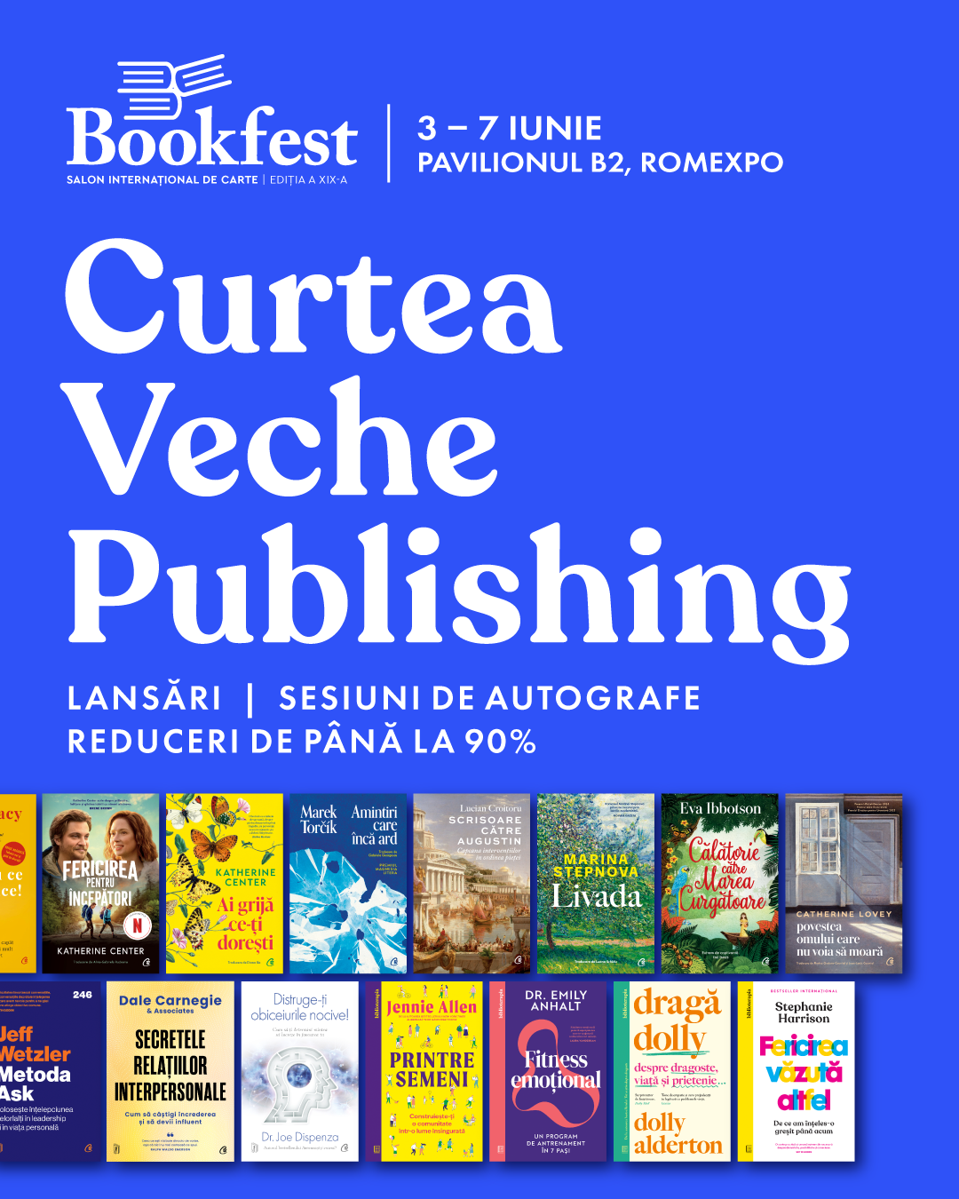 Curtea Veche Publishing – topuri la Bookfest 2026
