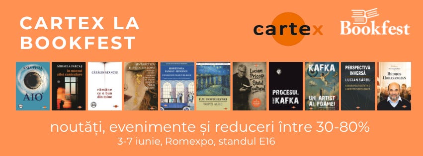 Editura Cartex la Bookfest! (3-7 iunie)