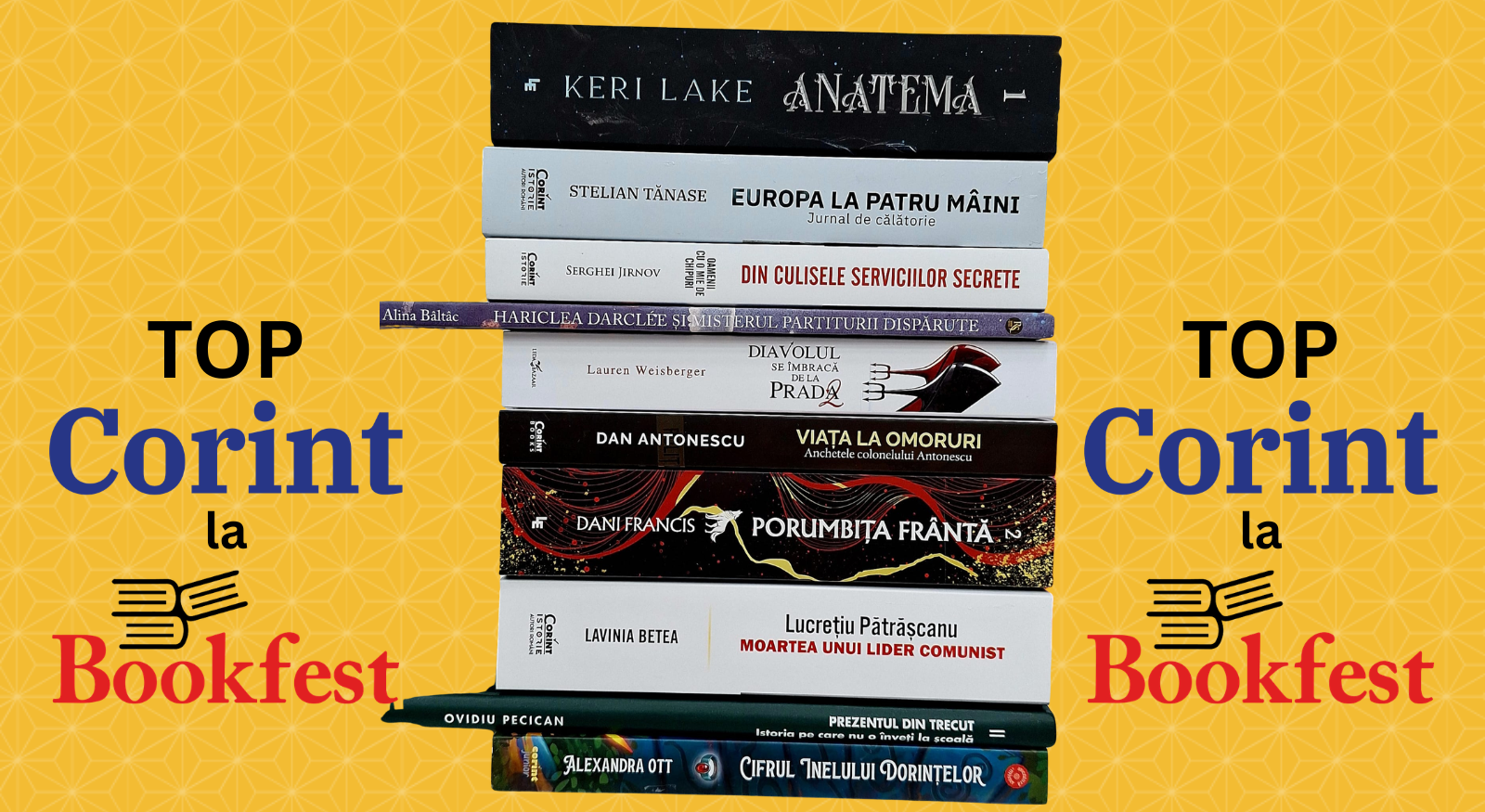 Top CORINT la BOOKFEST 2026: Povești din lumea spionilor, romance hardcore și noi aventuri cu Oscar