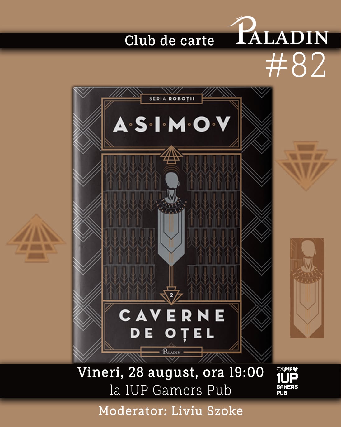 Club de carte Paladin #82: Isaac Asimov – Caverne de oțel