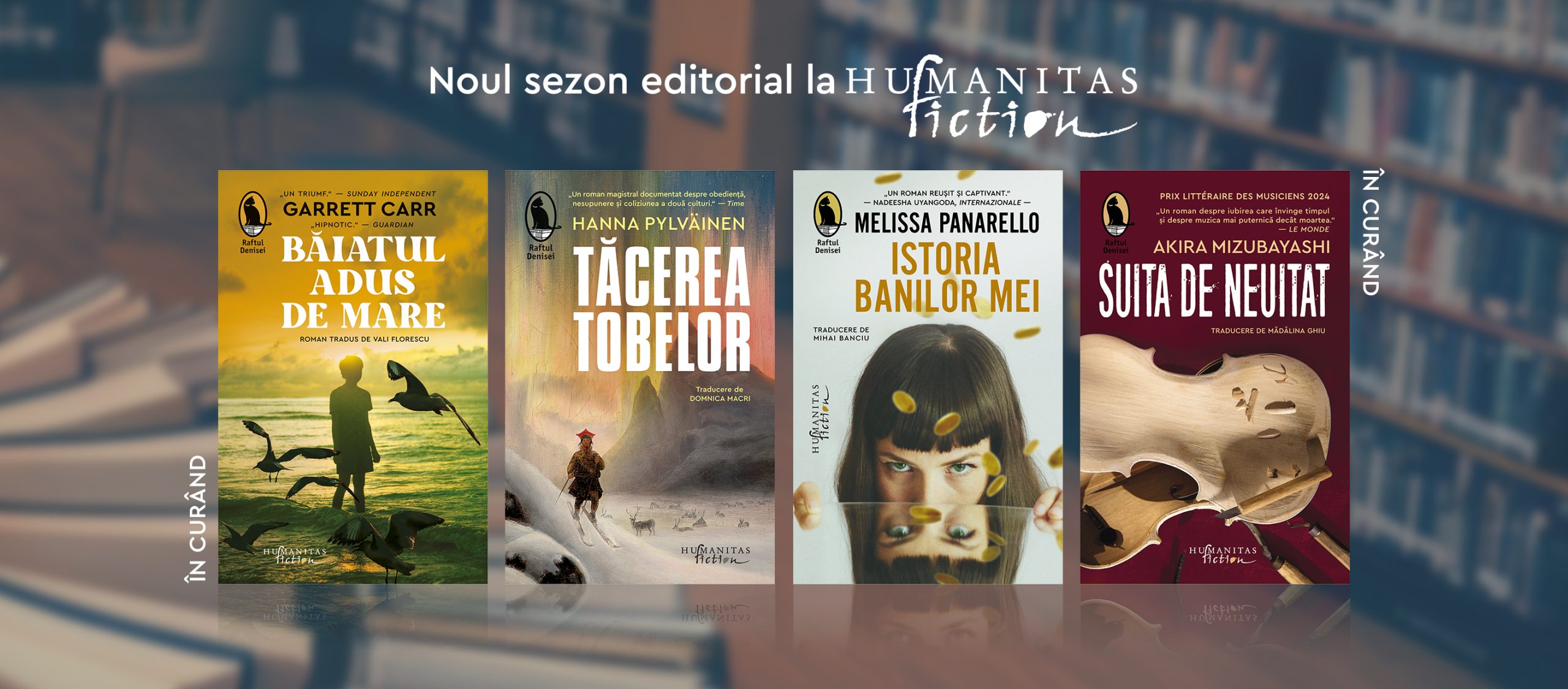 ​Noul sezon editorial la Humanitas Fiction