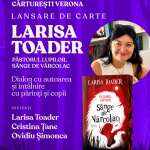Larisa Toader și Cristina Țane la Cărturești Verona și la Grădina cu cărți: un weekend literar