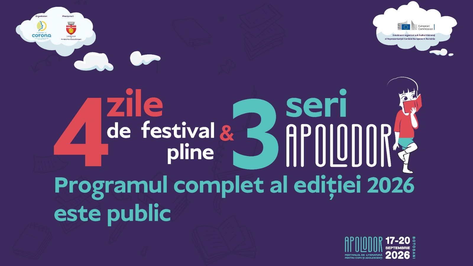 COMUNICAT DE PRESĂ: Patru zile de festival pline și trei Seri APOLODOR. Programul complet al ediției 2026 este public