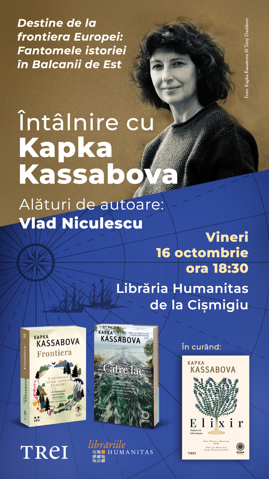Kapka Kassabova la București – întâlnire cu cititorii